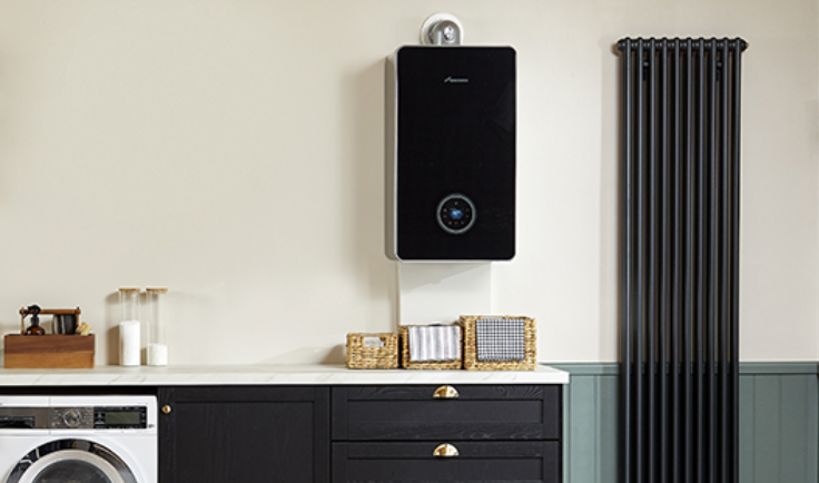 8000 plus style boiler on wall